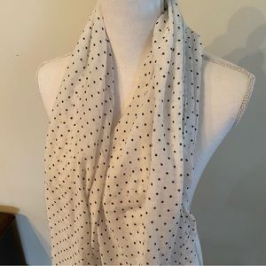 Bite & Black Dotted Scarf